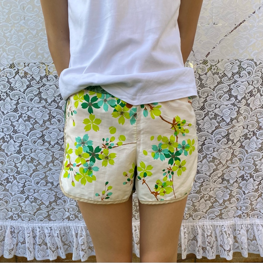 Unique Handmade Shorts with Back Pocket and Elastic Waist